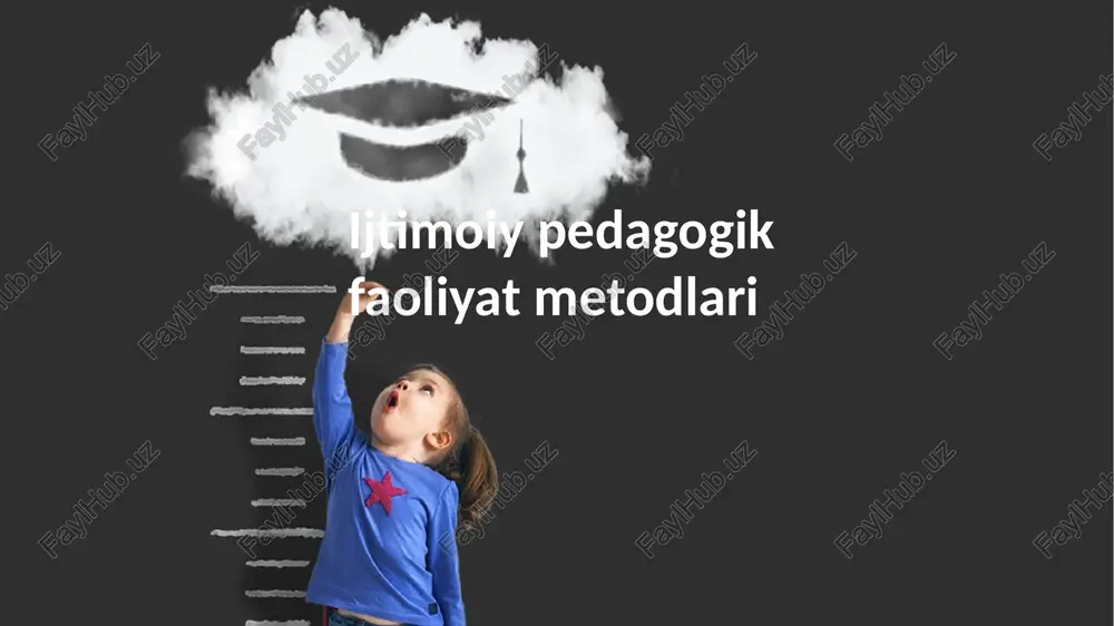 ijtimoiypedagogik faoliyat metodlari — PPTX