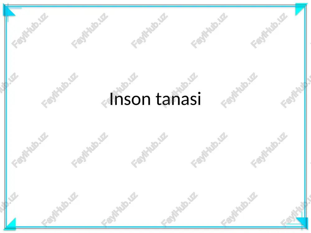 inson tanasi — PPTX