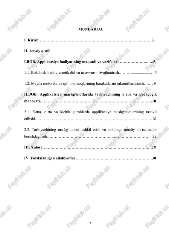 applikatsiya mashg‘ulotlari — DOCX