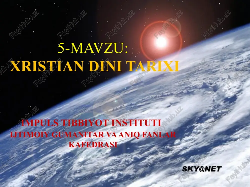 xristian dinitarixi — PPTX