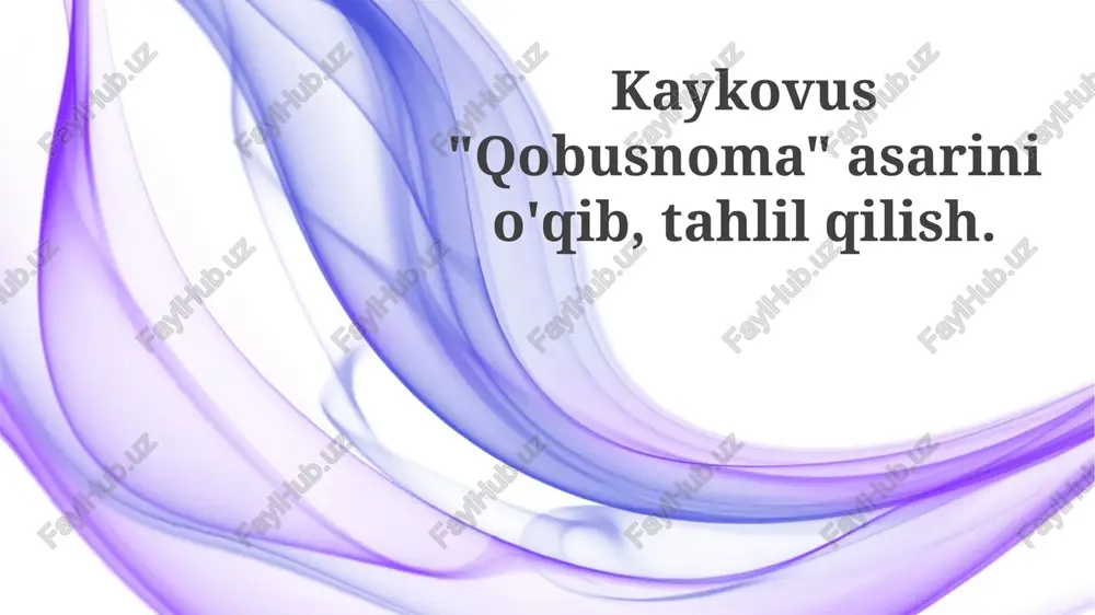 qobusnoma — PPTX