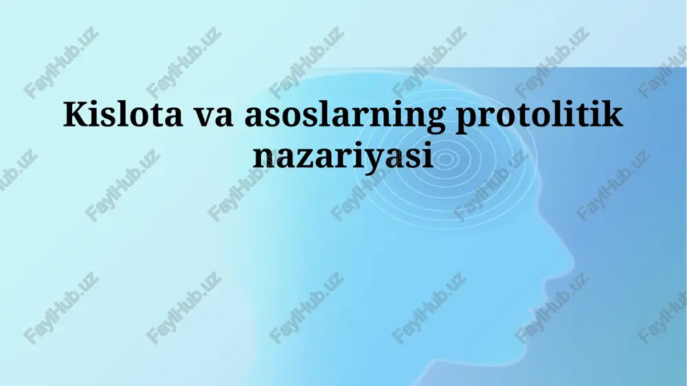 protolitik nazariyasi — PPTX