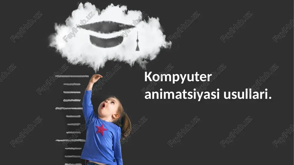 kompyuter animatsiyasi usullari — PPTX