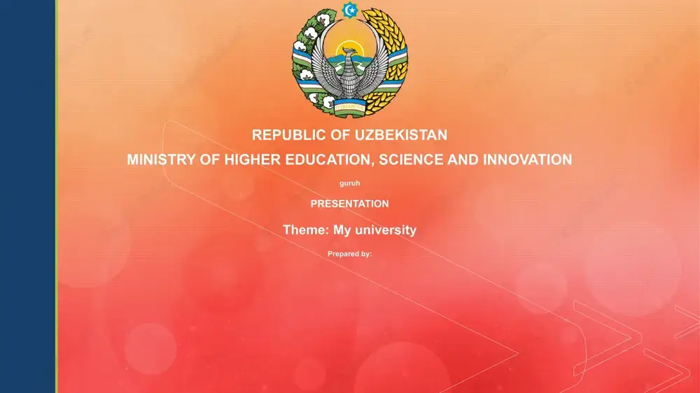 my university — PPTX
