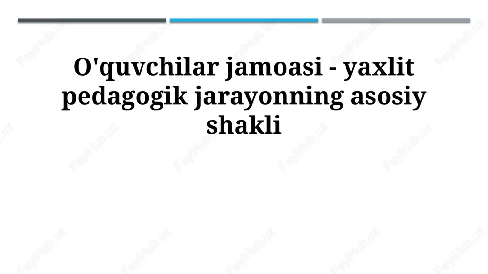 talabalar jamoasi — PPTX