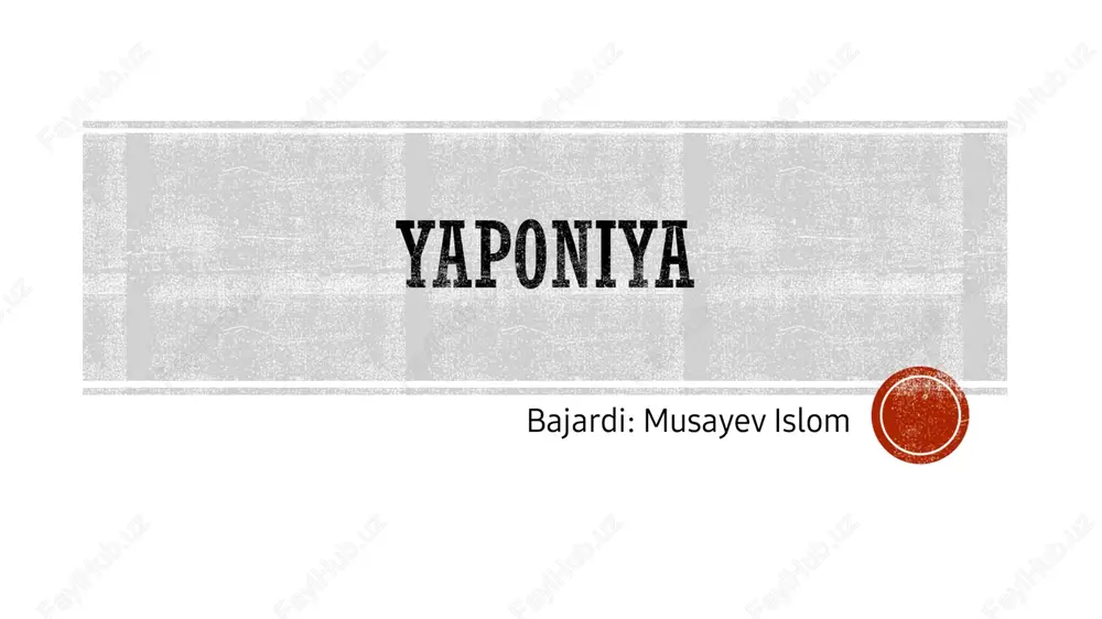 yaponiya iqtisodiyoti — PDF