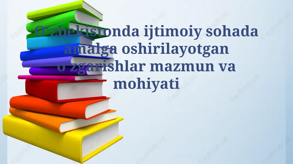 ijtimoiy islohotlar — PPTX