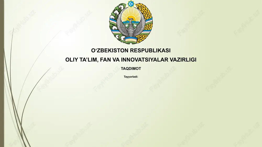 qo'qon xonligi — PPTX