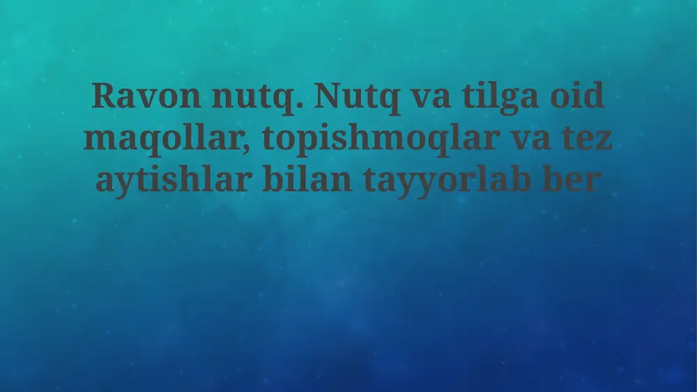 ravon nutq — PPTX