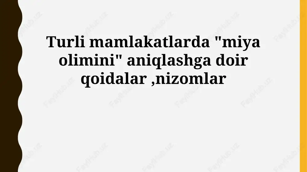 brain drain va uning o'lchash usullari — PPTX