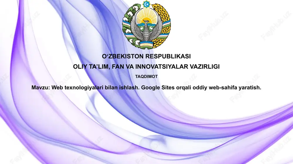 google sites — PPTX