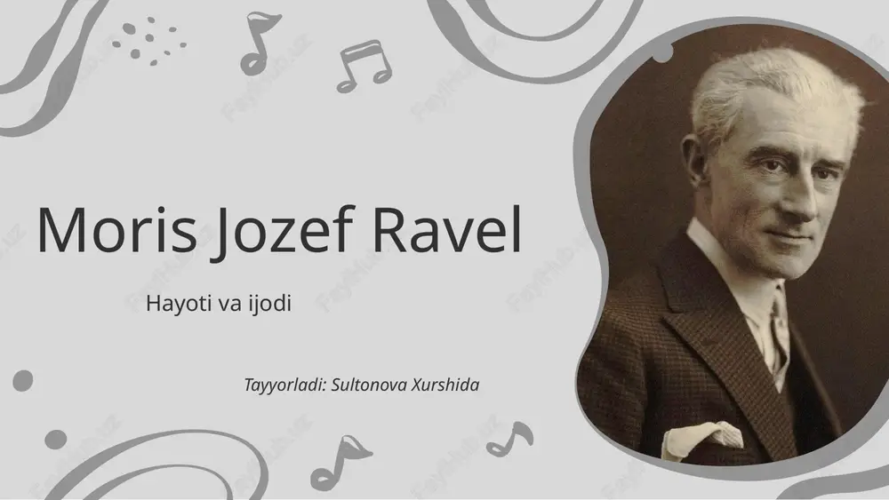 moris jozef ravel — PPTX