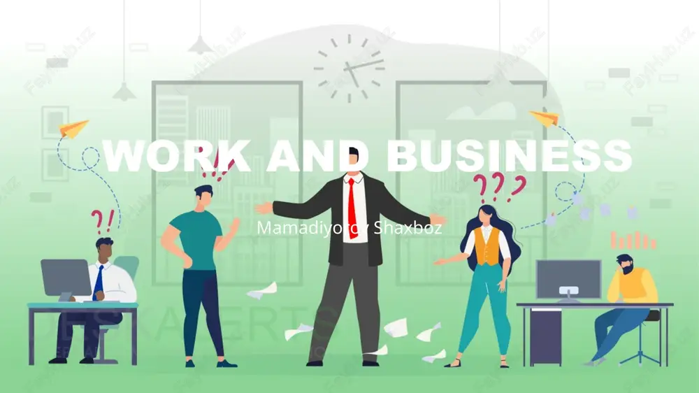 what is a work? — PPTX
