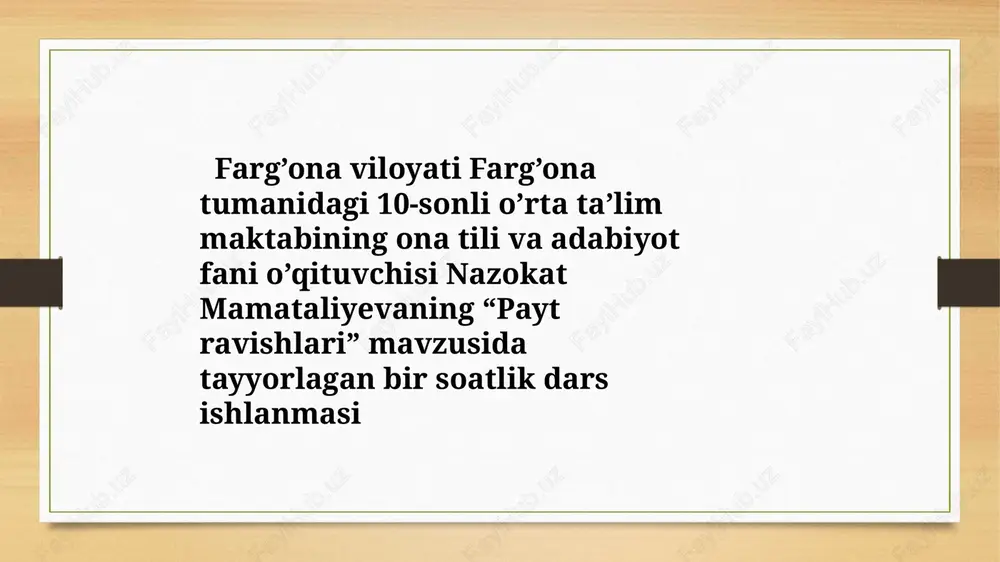 paytravishlari — PPTX