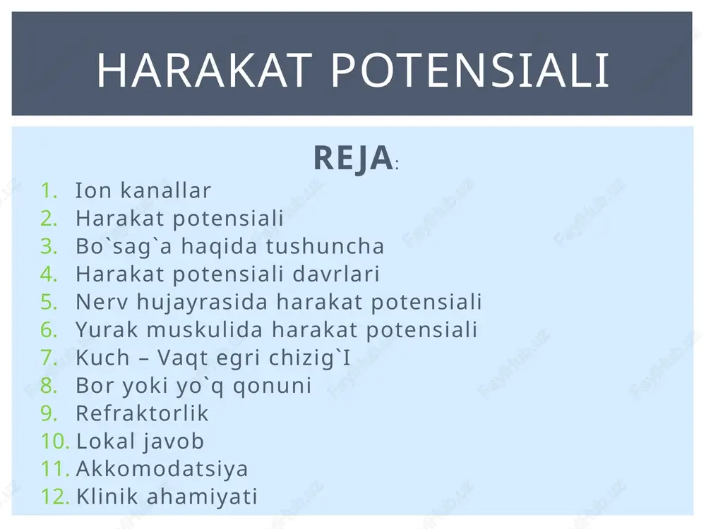 ionkanallar — PPTX