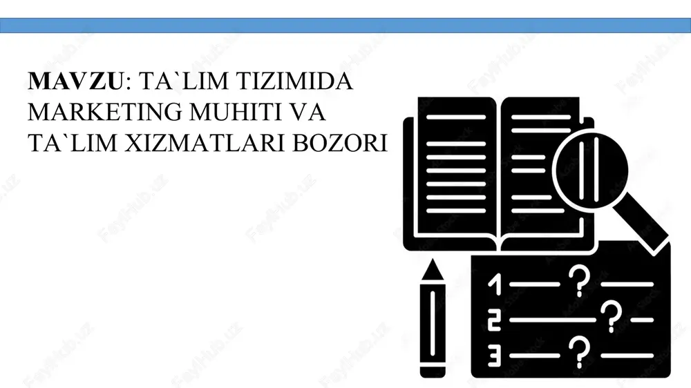 marketing muhiti — PPT