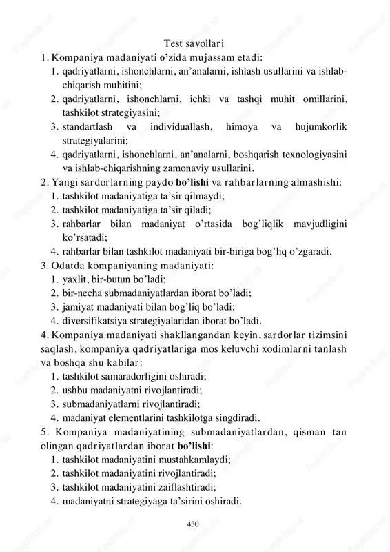 kompaniya madaniyati — PDF