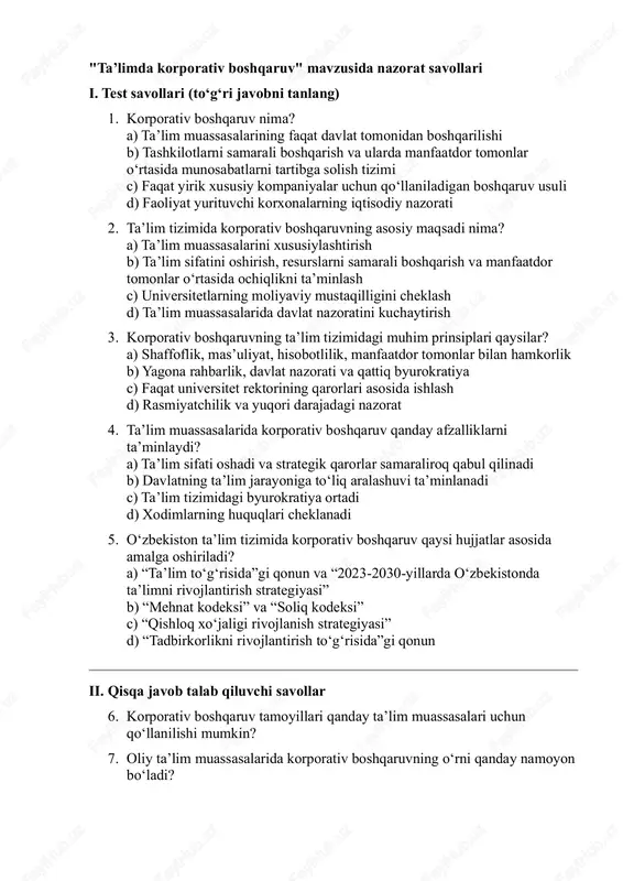 ta’limda korporativ boshqaruv — PDF