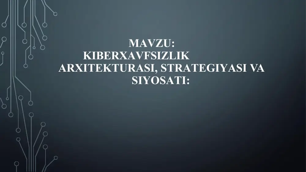 kiberxavfsizlik — DOCX