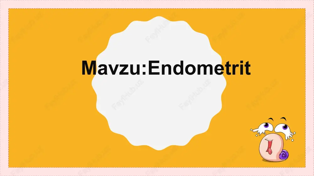 endometrit — PPTX