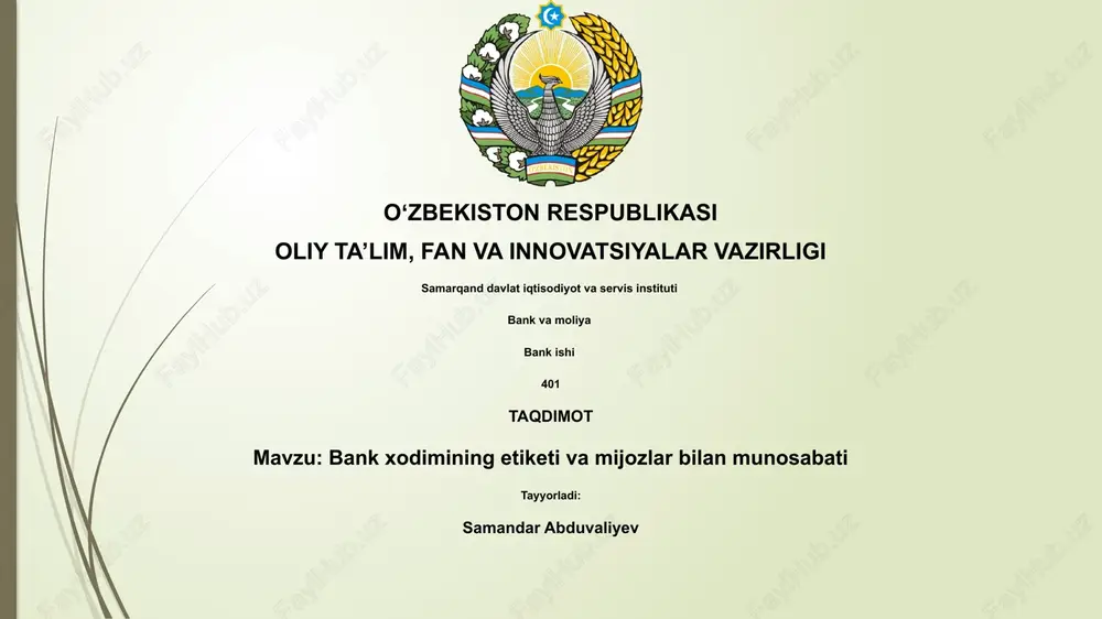 bank ishi — PPTX