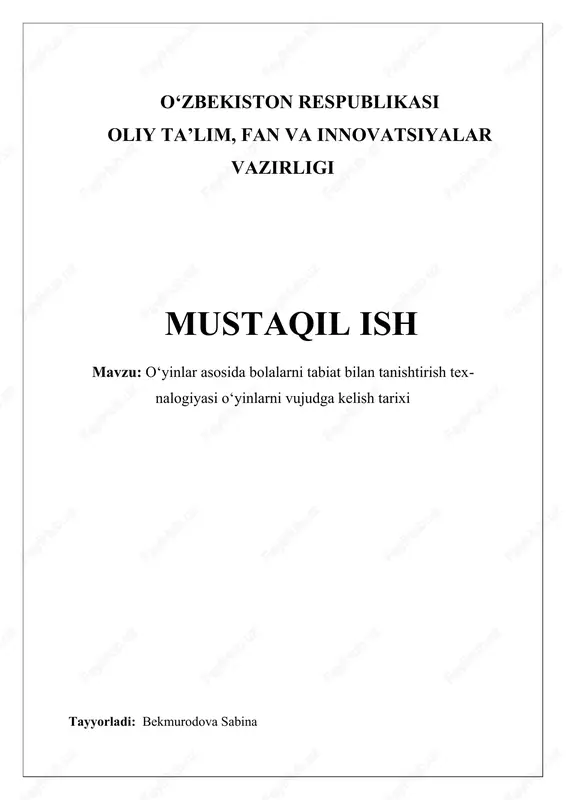 "qirqirish" oʻyini — DOCX