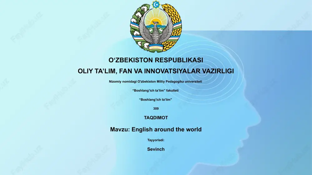 english around the world — PPTX