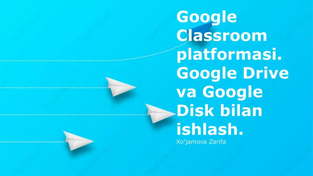google classroom platformasi — PPTX