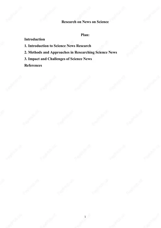 research on news on science — PDF
