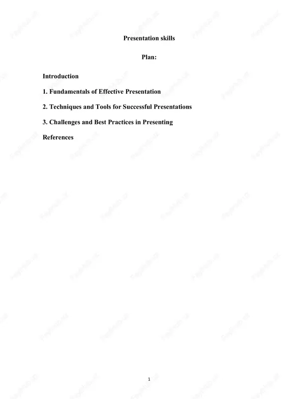 presentation skills — PDF