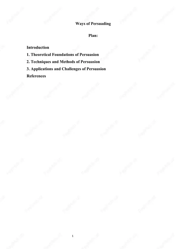 ways of persuading — DOCX