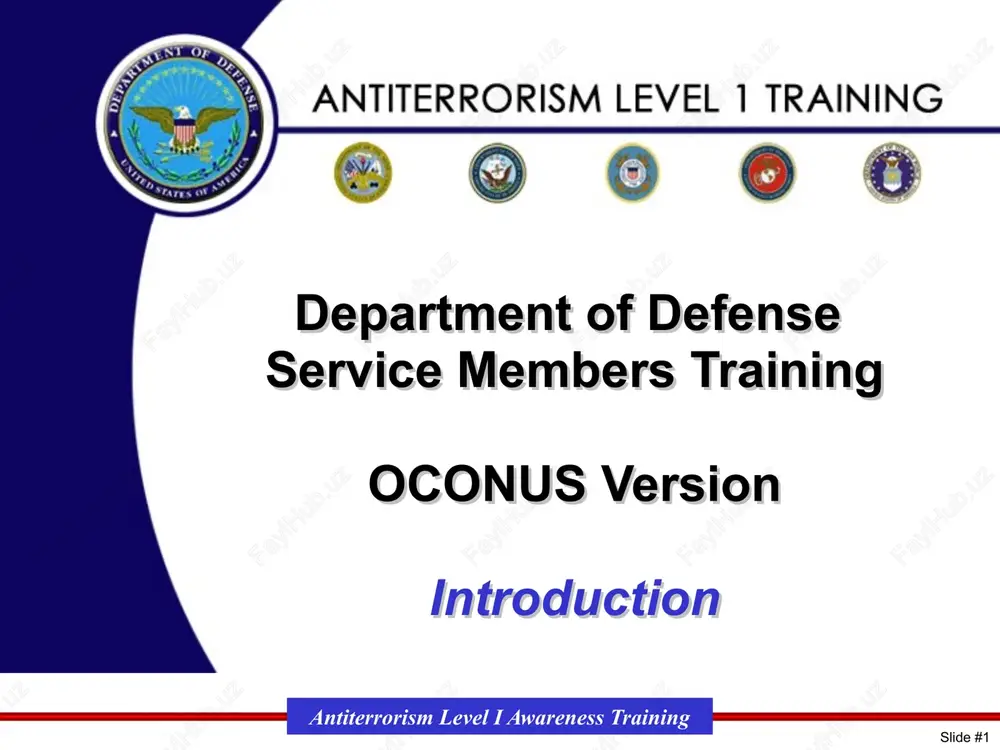 antiterrorism level 1 training — PPTX