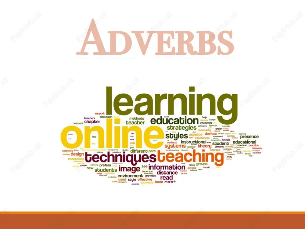 adverbs — PPTX