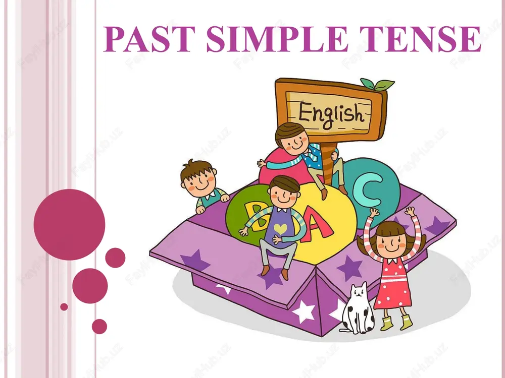 past simple tense — PPT