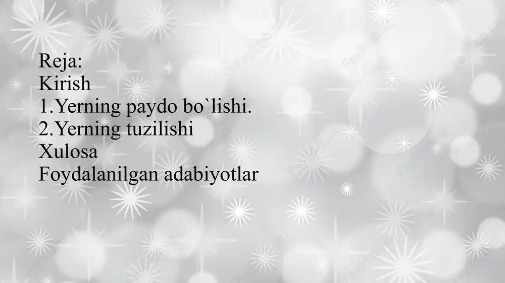 yer tarixi — PPTX