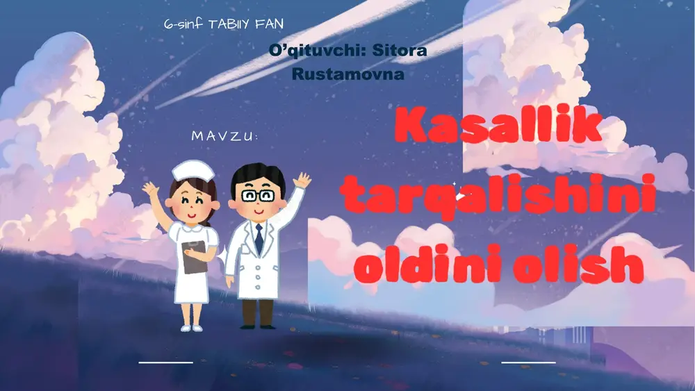kassalliklarni oldini olish pptx — PPTX