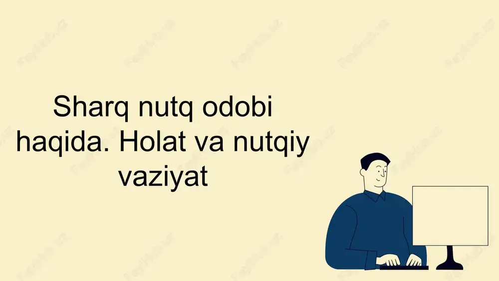 nutq odobi — PPTX