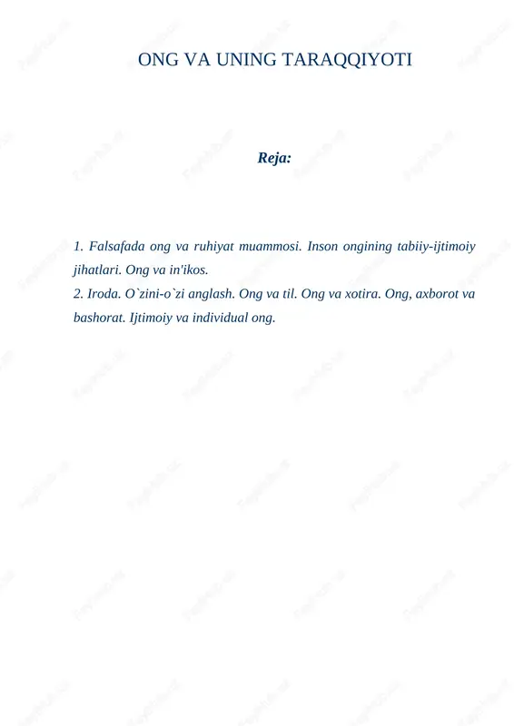 ong va uning taraqqiyoti — DOCX