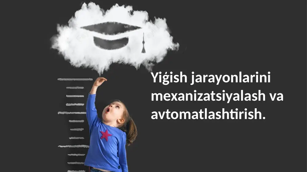avtomatlashtirishning texnologik to'plamlar ustida tatbiqi — PPTX