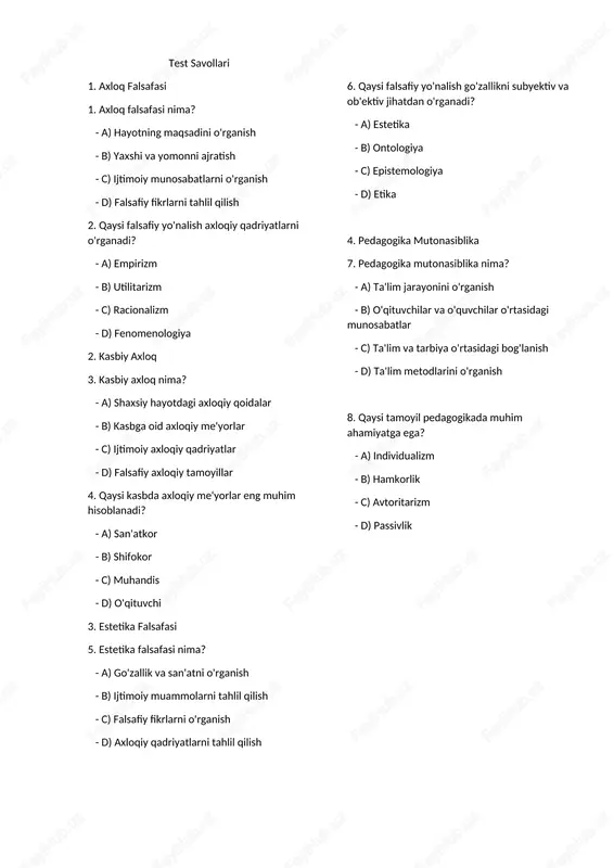 pedagogika mutonasiblika — DOCX
