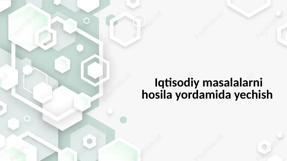 adabiyotlar tahlili va metodlari — PPTX