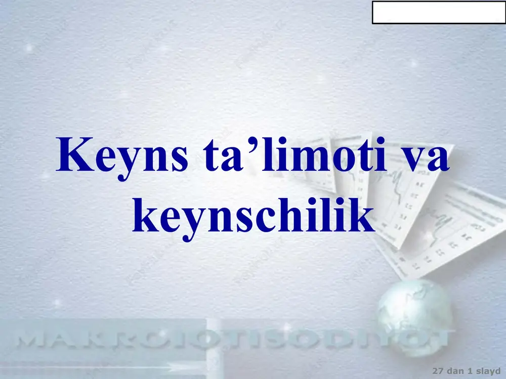 keynschilik — PPTX