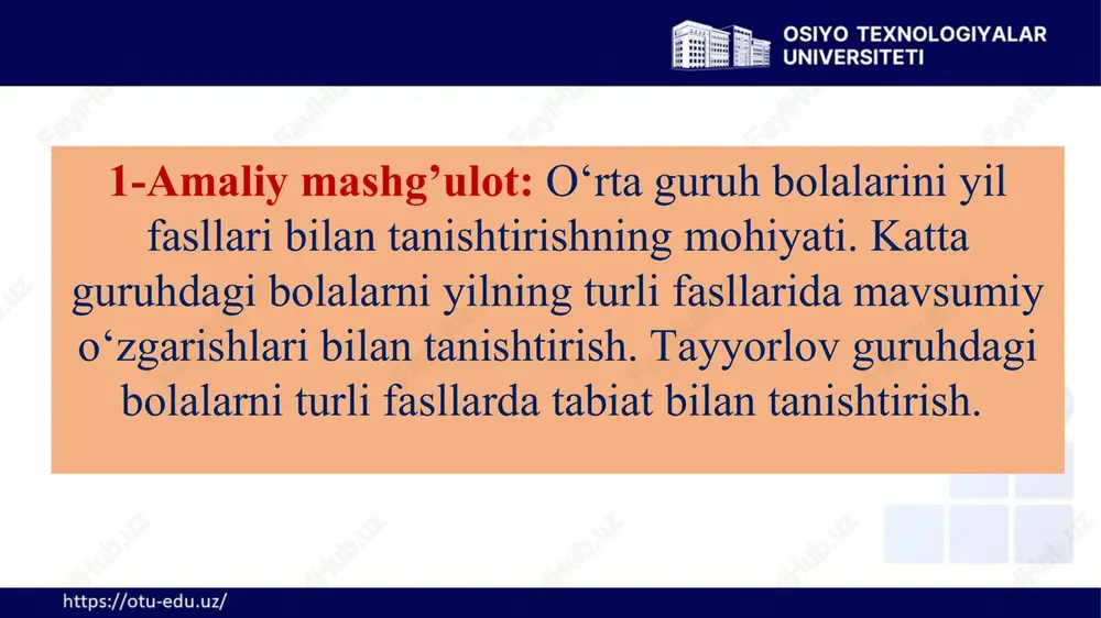 fasllar kulgusi — PPTX