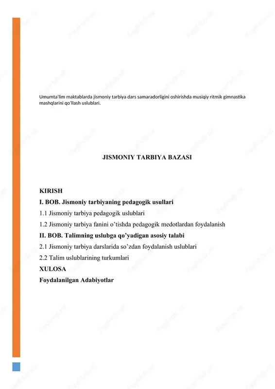 jismoniy tarbiya bazasi — DOC