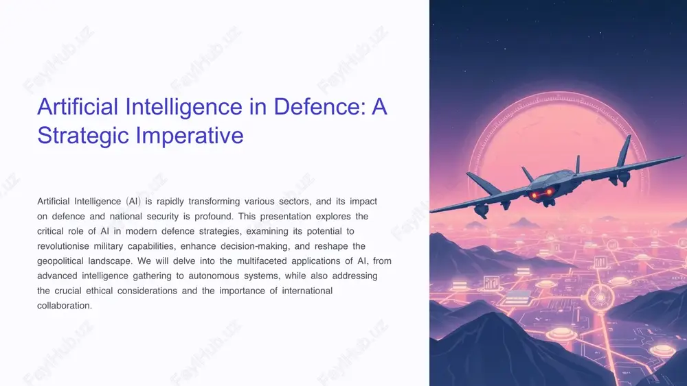 artificial intelligence defense — PPTX