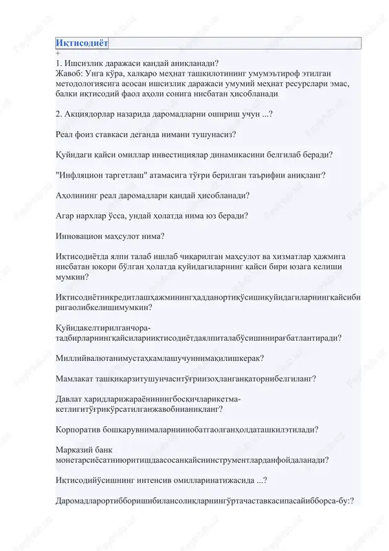 iqtisodiyot — DOCX