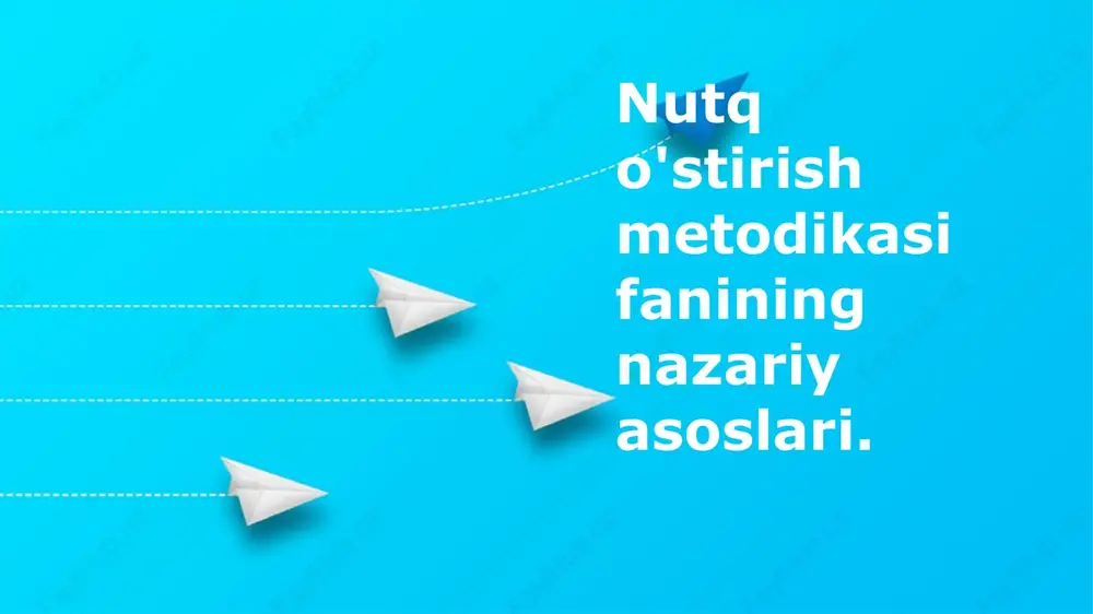 nutqo'stirish metodi — PPTX