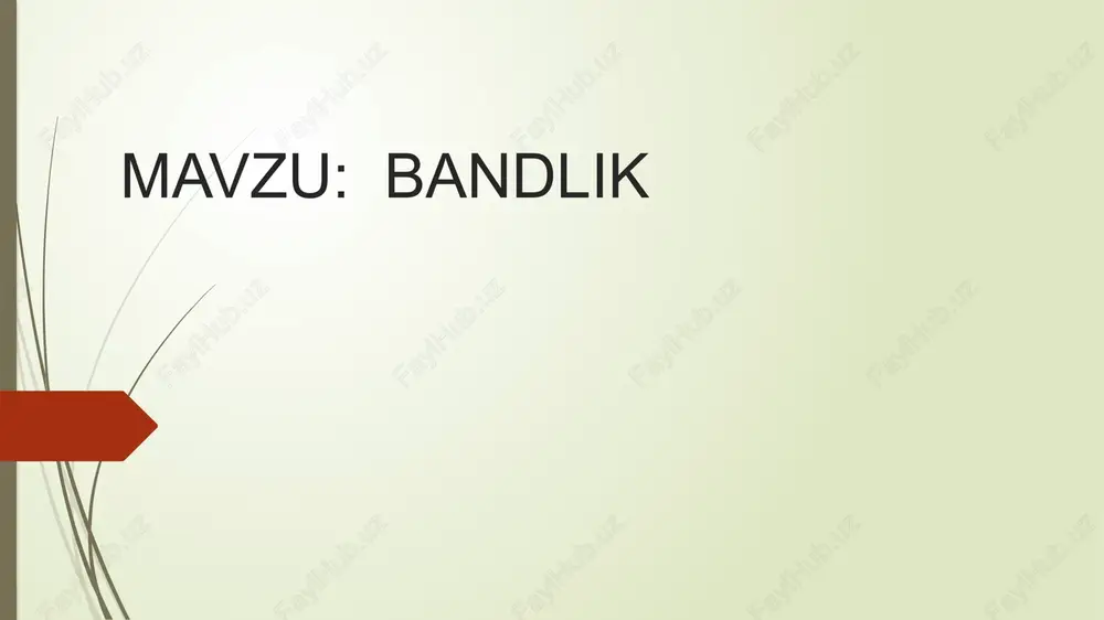 bandlik — PPTX