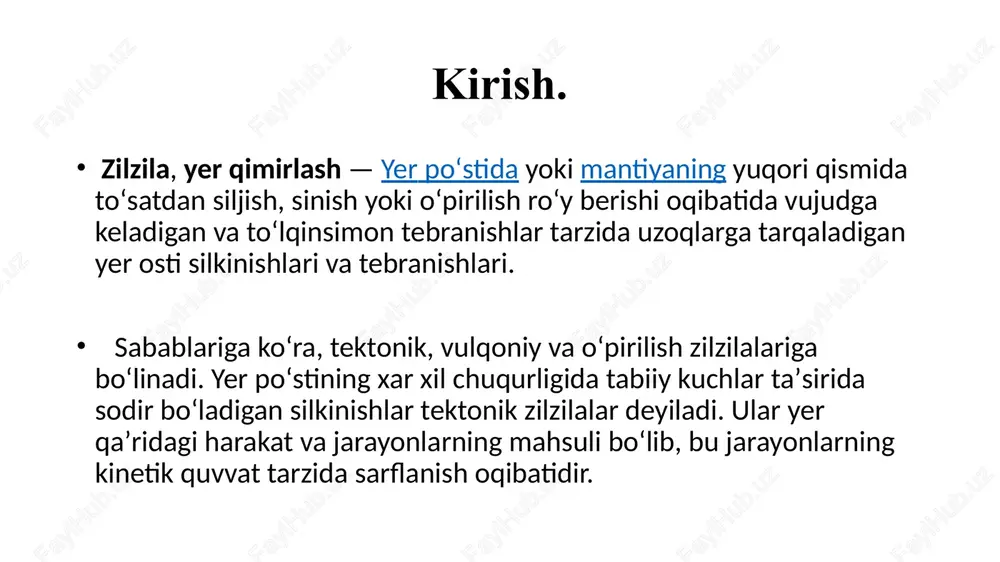 yerqimirlash — PPTX