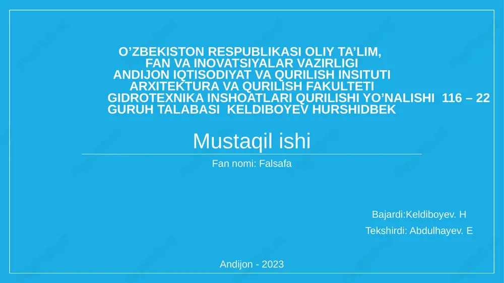 falsafa — PPTX
